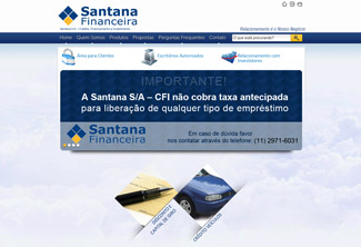 Foto sobre Santana Financeira